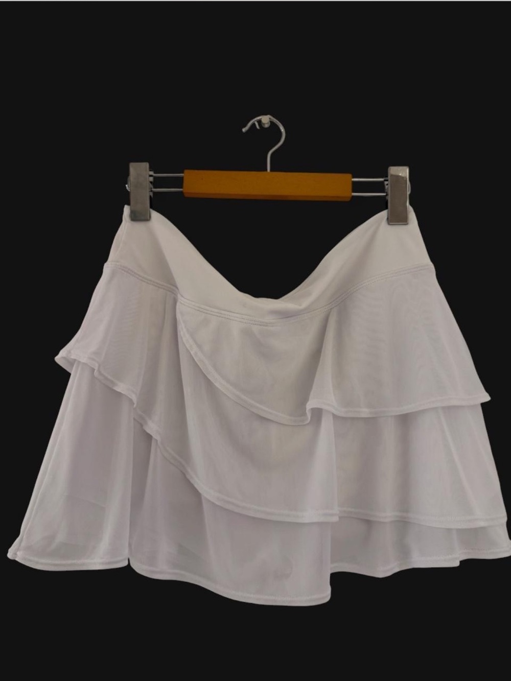 Tiered White Ruffle Mini Skort 🤍 - Picture 4 of 5